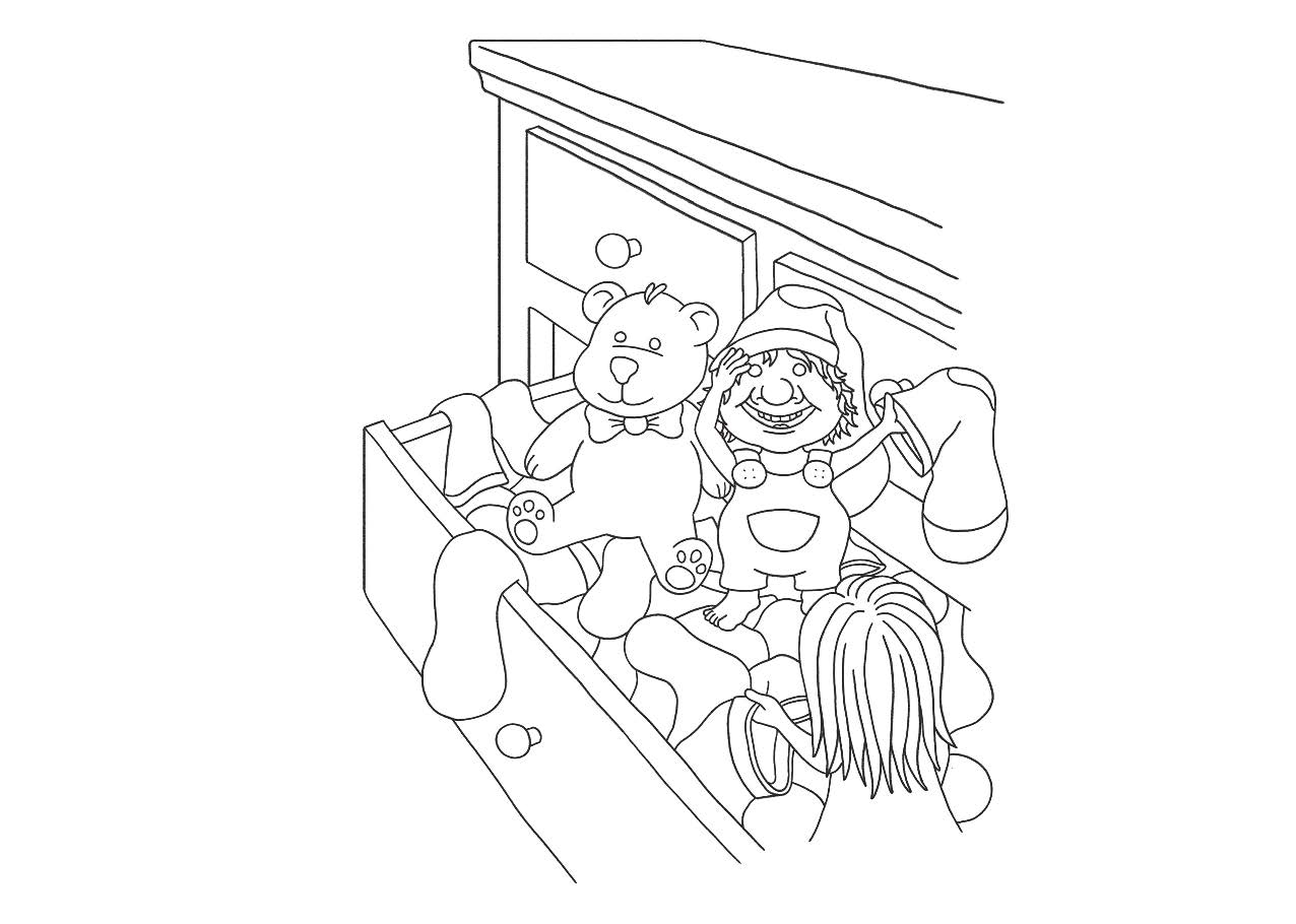 Malbuch - Die Sockenzwerge