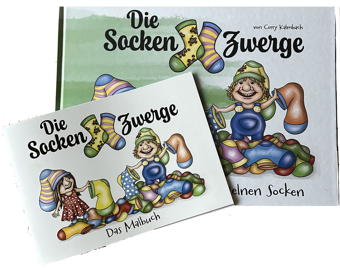 Malbuch - Die Sockenzwerge
